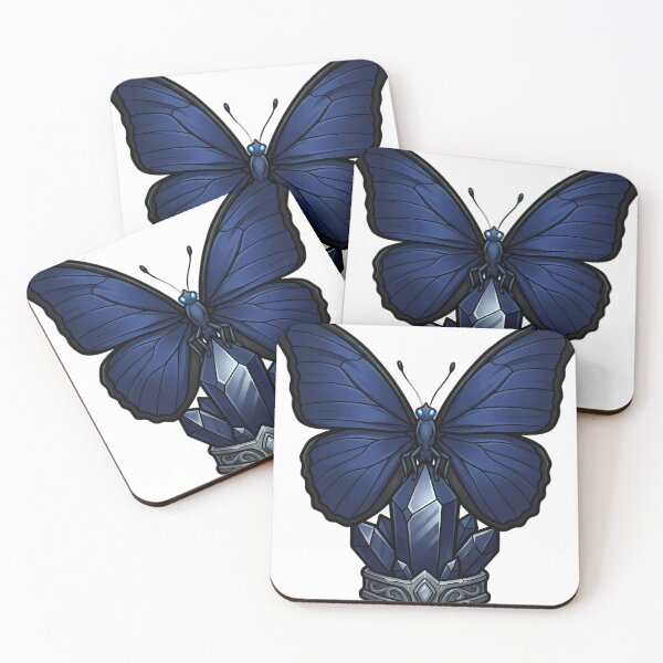 Item preview, Gothic Dark Morpho Sapphire Crystal designed and sold by IllumeInk.