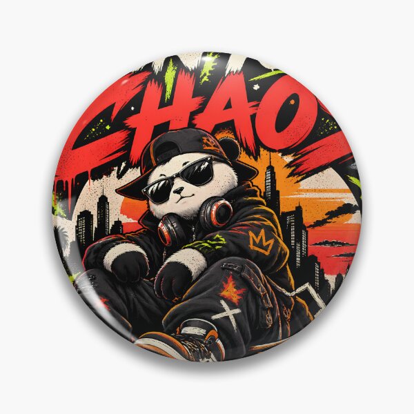 Item preview, Own Your Chaos Panda – Streetwear Skateboard T-Shirt designed and sold by GenZStickerHub1.