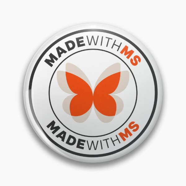 Item preview, Made With MS Orange Butterfly Awareness Design designed and sold by MadeWithMS.