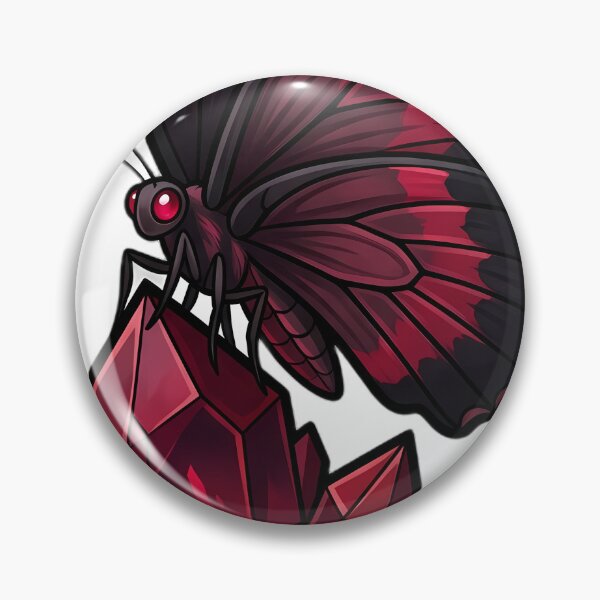 Item preview, Gothic Crimson Rose Butterfly Ruby Crystal designed and sold by IllumeInk.