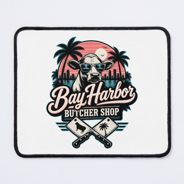 Item preview, Bay Harbor Butcher Shop Vintage Style White Design designed and sold by Pokenus.