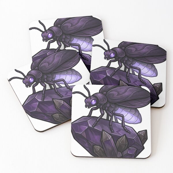 Item preview, Gothic Firefly Amethyst Crystal designed and sold by IllumeInk.