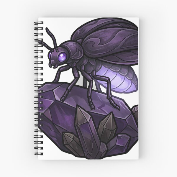Item preview, Gothic Firefly Amethyst Crystal designed and sold by IllumeInk.