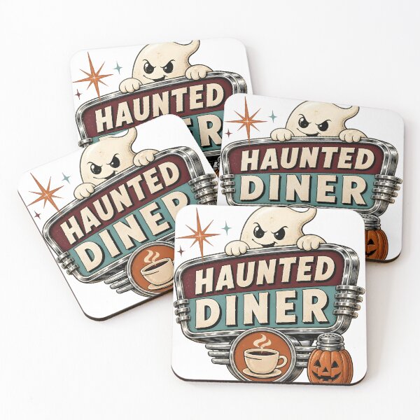 Item preview, Haunted Diner Spooky Roadside Restaurant Ghost designed and sold by LiviuGligoros.