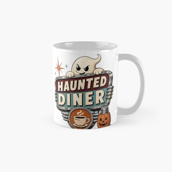 Item preview, Haunted Diner Spooky Roadside Restaurant Ghost designed and sold by LiviuGligoros.