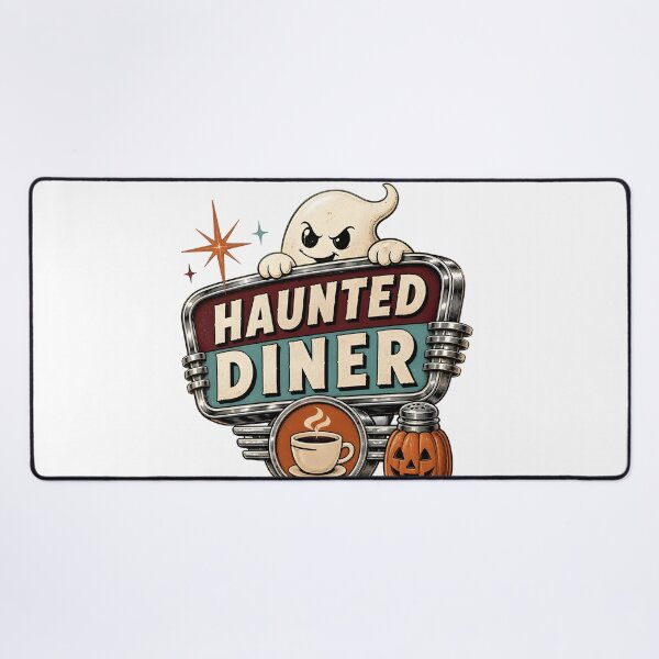 Item preview, Haunted Diner Spooky Roadside Restaurant Ghost designed and sold by LiviuGligoros.