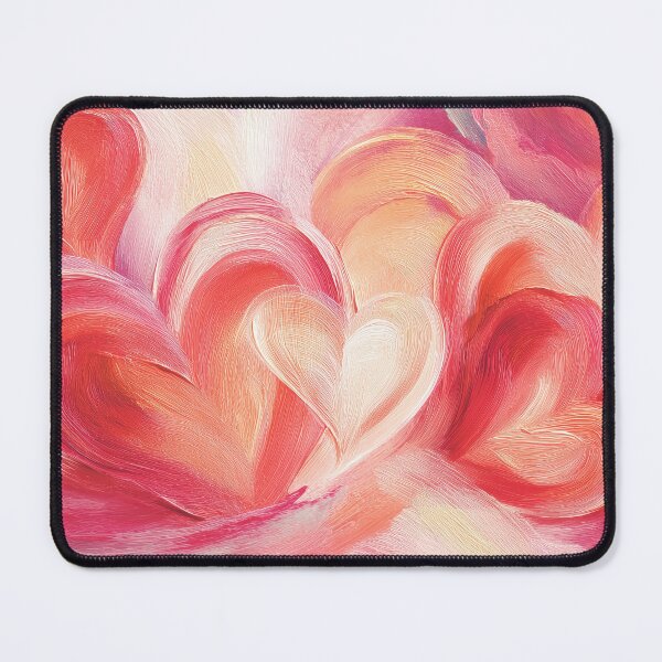 Item preview, Valentines Cluster of Hearts Pink Abstract Painting designed and sold by NatureSight.