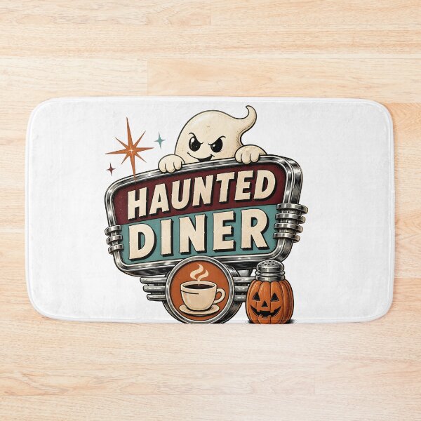 Item preview, Haunted Diner Spooky Roadside Restaurant Ghost designed and sold by LiviuGligoros.