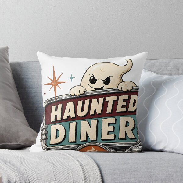 Item preview, Haunted Diner Spooky Roadside Restaurant Ghost designed and sold by LiviuGligoros.