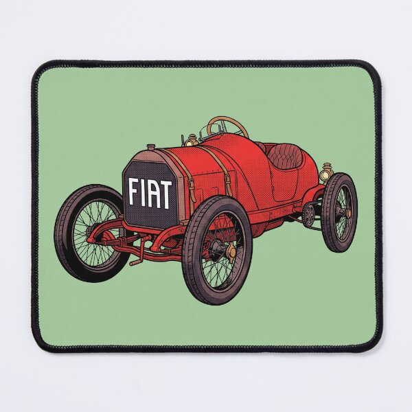 Item preview, 1908 Fiat S61 Corsa: The Ten-Liter Grand Prix Beast Fine Art Print designed and sold by FreiherrPK.