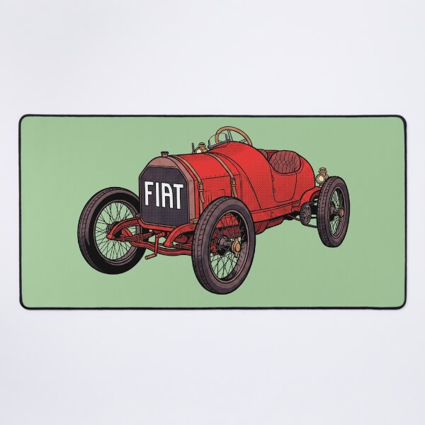 Item preview, 1908 Fiat S61 Corsa: The Ten-Liter Grand Prix Beast Fine Art Print designed and sold by FreiherrPK.