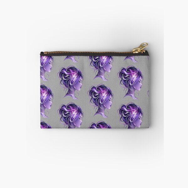 Item preview, Migraine Awareness Purple Woman Illustration designed and sold by JMDG Studio.