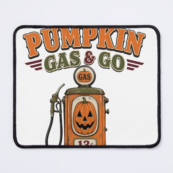 Item preview, Pumpkin Gas And Go Spooky Roadside Station designed and sold by LiviuGligoros.