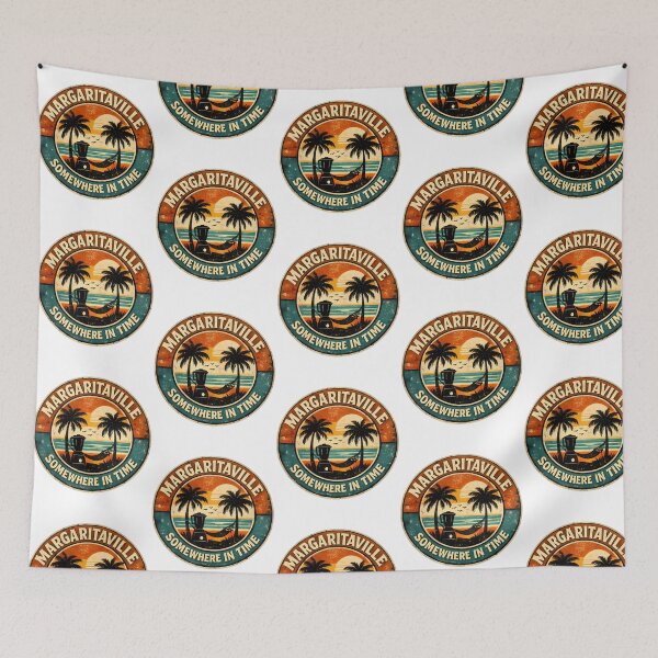 Item preview, Jimmy Buffetts Margaritaville Somewhere In Time Vintage Tropical S00065 777 designed and sold by rishan-raphael.
