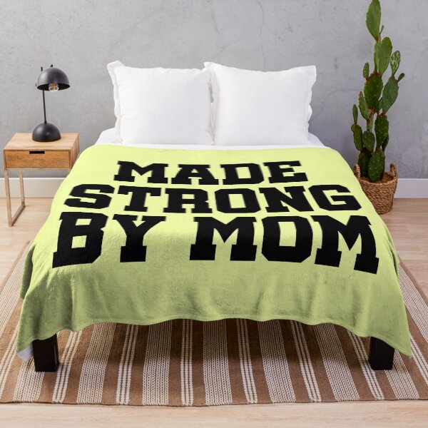 Item preview, Made Strong by Mom | Best Mom Ever Typography | Mother Love Gift | Proud Mom Family Design designed and sold by 440CREATIVES.