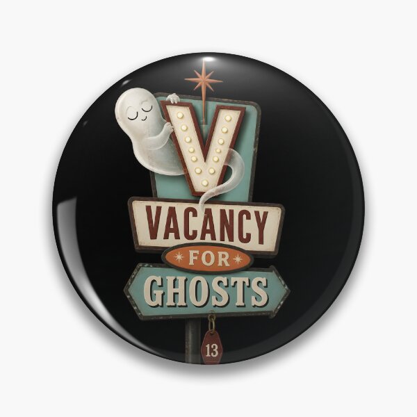 Item preview, Vacancy For Ghosts Haunted Motel designed and sold by LiviuGligoros.