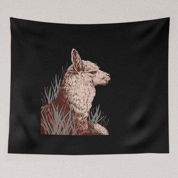 Item preview, Alpaca Portrait designed and sold by sonroses.