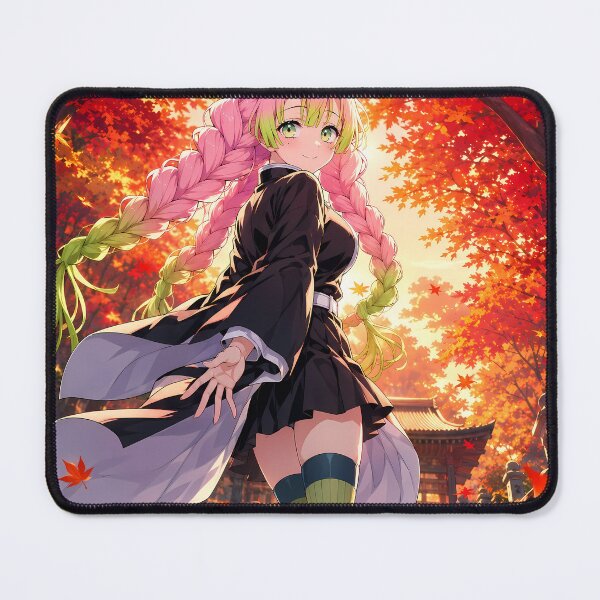 Item preview, Mitsuri Kanroji Demon Slayer Autumn Temple Stroll designed and sold by SolenneAzur.
