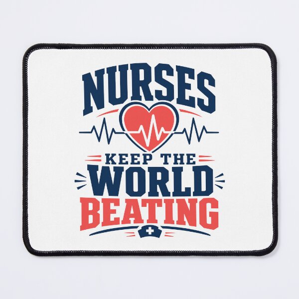 Item preview, Nurses Keep the World Beating Motivational Slogan gift for Nurse designed and sold by LD ART.