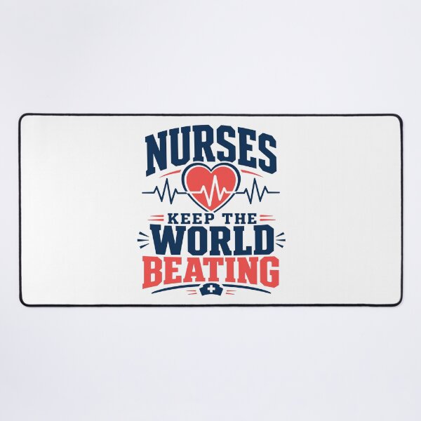 Item preview, Nurses Keep the World Beating Motivational Slogan gift for Nurse designed and sold by LD ART.