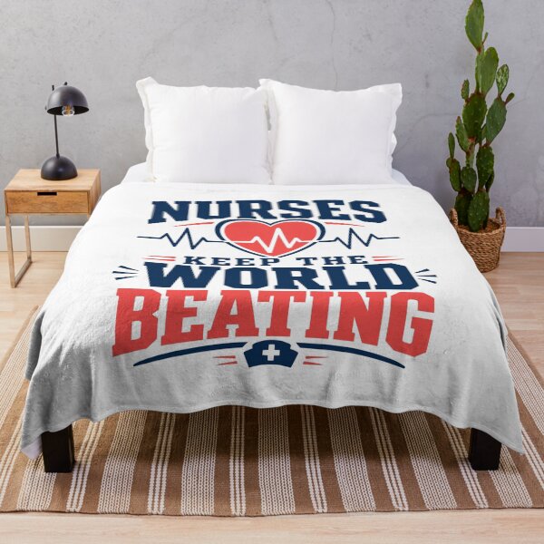 Item preview, Nurses Keep the World Beating Motivational Slogan gift for Nurse designed and sold by LD ART.
