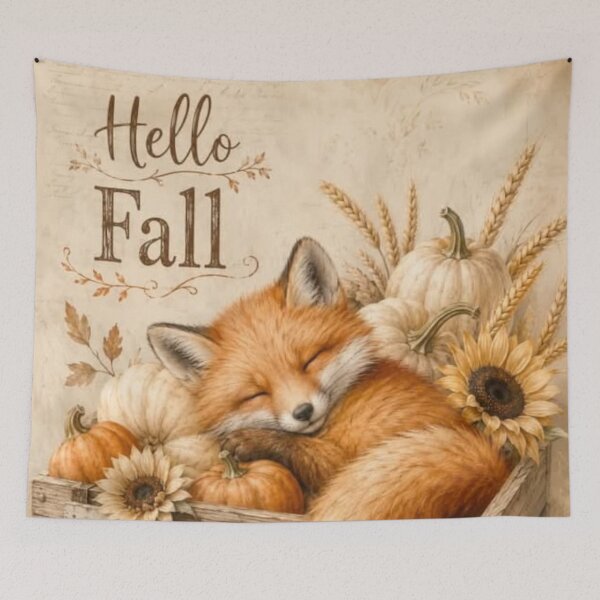 Item preview, Dreaming Fox – When Autumn Whispers Gentle Stories designed and sold by iamdesigns14.