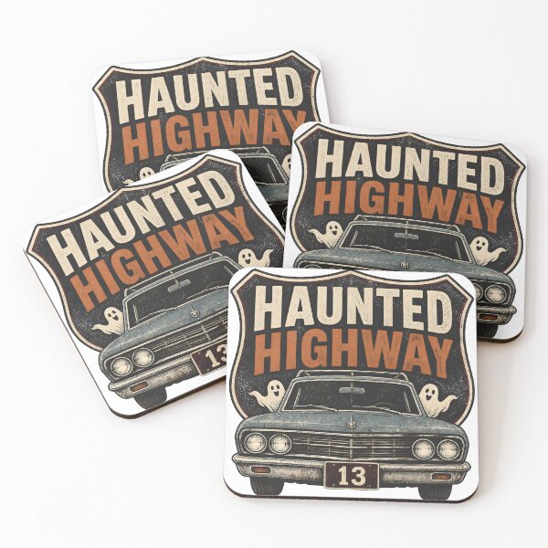 Item preview, Haunted Highway Spooky Road Trip Ghost Route designed and sold by LiviuGligoros.