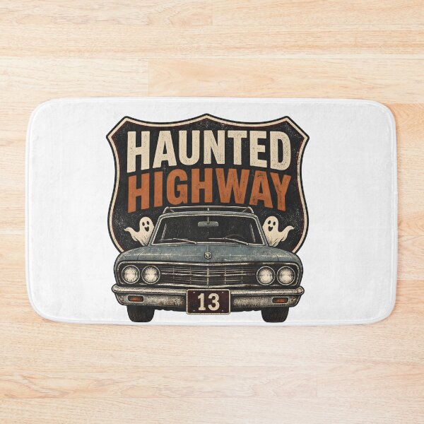 Item preview, Haunted Highway Spooky Road Trip Ghost Route designed and sold by LiviuGligoros.