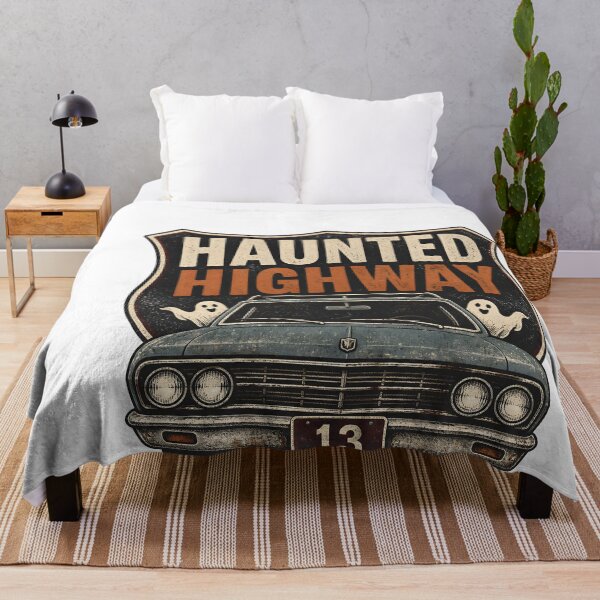 Item preview, Haunted Highway Spooky Road Trip Ghost Route designed and sold by LiviuGligoros.