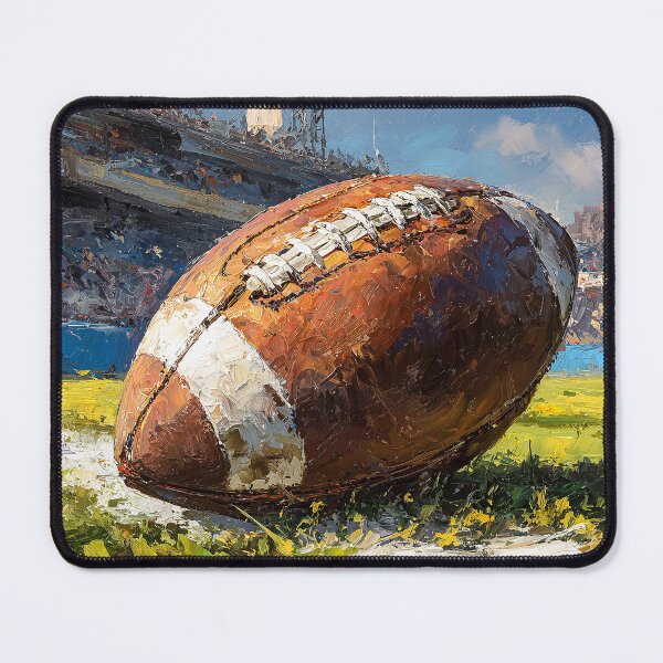 Item preview, American Football Stadium Oil Painting Print designed and sold by NatureSight.