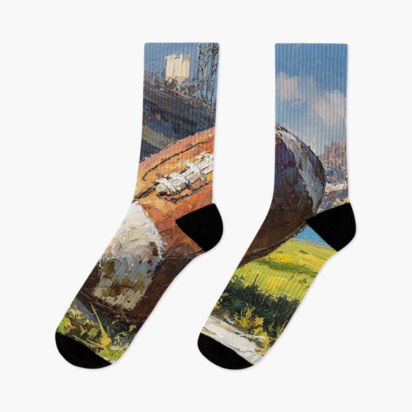 Item preview, American Football Stadium Oil Painting Print designed and sold by NatureSight.