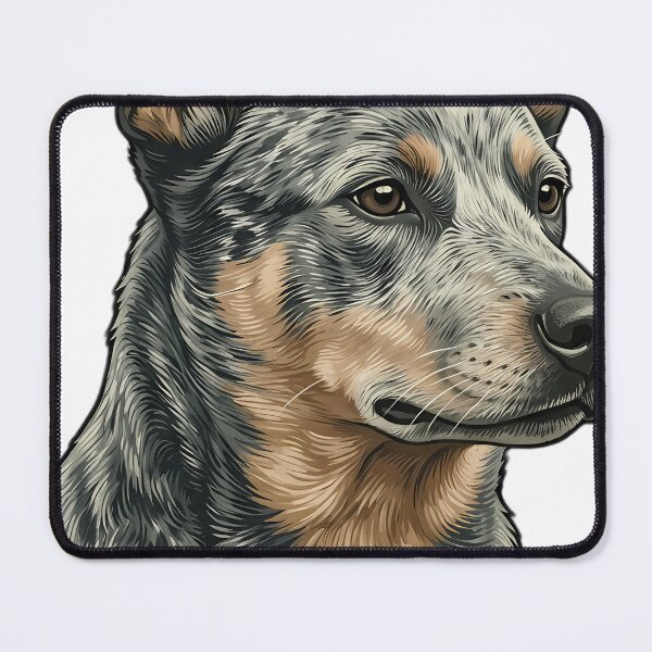 Item preview, Vintage Naturalist Blue Heeler Portrait — Antique Dog Breed Art designed and sold by Catch333.