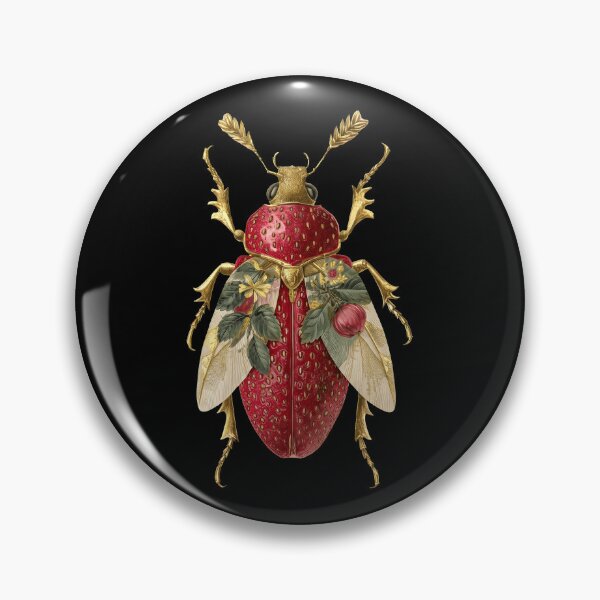Item preview, Strawberry Beetle designed and sold by sonroses.
