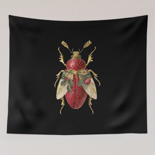 Item preview, Strawberry Beetle designed and sold by sonroses.