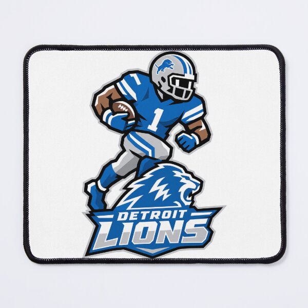 Item preview, Detroit Lions Inspired Retro Football Player Design from Classic Tecmo Super Bowl Game designed and sold by slowhandsnot tt.
