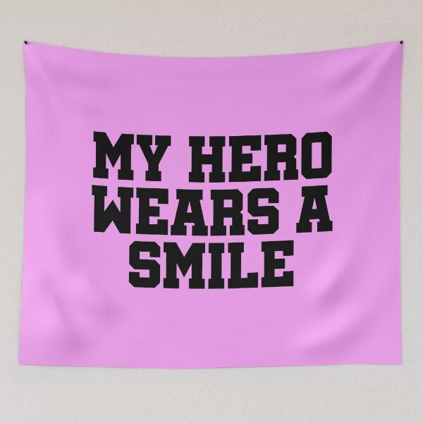 Item preview, My Hero Wears a Smile | Best Mom Ever Typography | Mother Love Gift | Proud Mom Family Design designed and sold by 440CREATIVES.