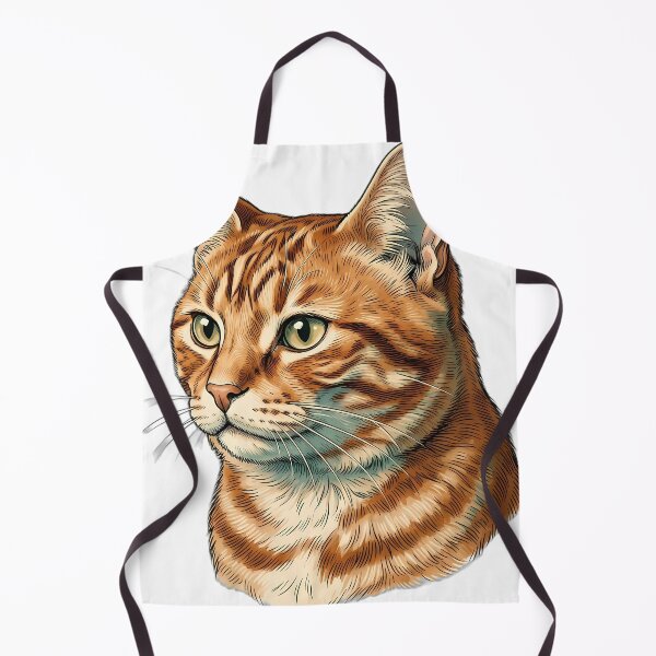 Item preview, Vintage Naturalist Orange Tabby Cat Portrait — Antique Cat Breed Art designed and sold by Catch333.