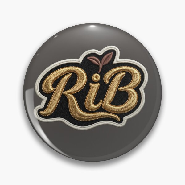 Item preview, Classic Gold Script Patch Minimal Emblem designed and sold by Rib-Brand.