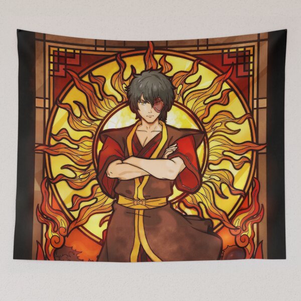 Item preview, Zuko in Fiery Stained Glass designed and sold by IdeallArts.