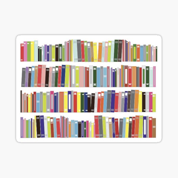Item preview, Bookshelf Pattern for Book Nerds designed and sold by Hallows03.