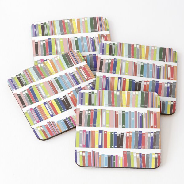 Item preview, Bookshelf Pattern for Book Nerds designed and sold by Hallows03.