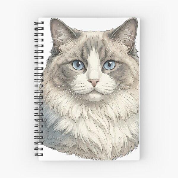 Item preview, Vintage Naturalist Ragdoll Cat Portrait — Antique Cat Breed Art designed and sold by Catch333.