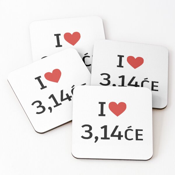 Item preview, I Love 3,14 ĆE Balkan Humor Typography Design designed and sold by TipTop GFX.