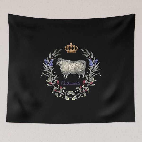 Item preview, Crowned Sheep Wreath designed and sold by sonroses.