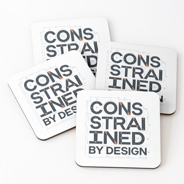 Item preview, Constrained by Design CAD Engineer designed and sold by Amr Darwish Graphic designer.