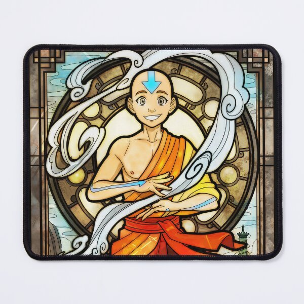 Item preview, Aang in Stained Glass designed and sold by IdeallArts.