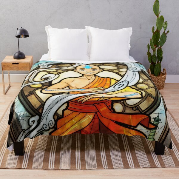 Item preview, Aang in Stained Glass designed and sold by IdeallArts.