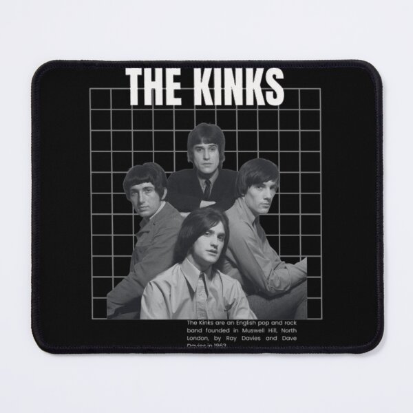 Item preview, The Kinks Monochrome Grid Portrait Design designed and sold by JoshuaudArt.