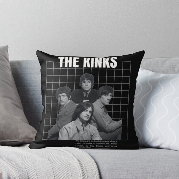Item preview, The Kinks Monochrome Grid Portrait Design designed and sold by JoshuaudArt.