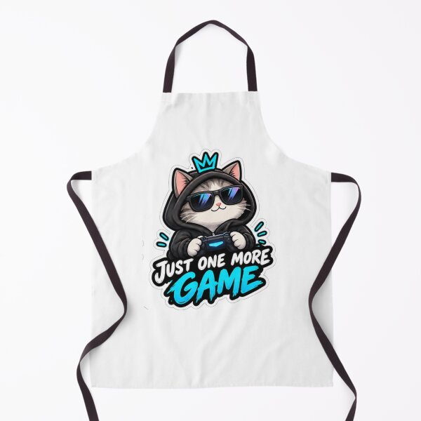 Item preview, Funny Gamer Cat Just One More Game Gaming Gift designed and sold by Artbysarmina.